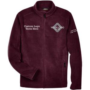 Core365 Chaqueta polar con cremallera completa para hombre Logotipo bordado personalizado Textos CUSTOM Journey 88190 - Product Image 3