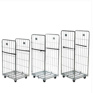 Nhà Máy Chất Lượng Cao Bán Buôn Lồng Thép Có Thể Gập Lại Kho CuộN <span class=keywords><strong>Container</strong></span> Xe Đẩy Bền - Product Image 2