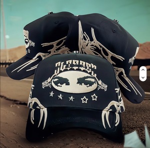 Gorras de Béisbol Bordadas de 5 Paneles de Calidad OEM/ODM G5, Gorras de Gamuza Estilo Wizard para Hombre, Proyecto 001 - Product Image 3