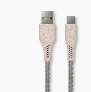 Экологически чистые биоразлагаемые USB-кабели для зарядки и передачи данных типа C