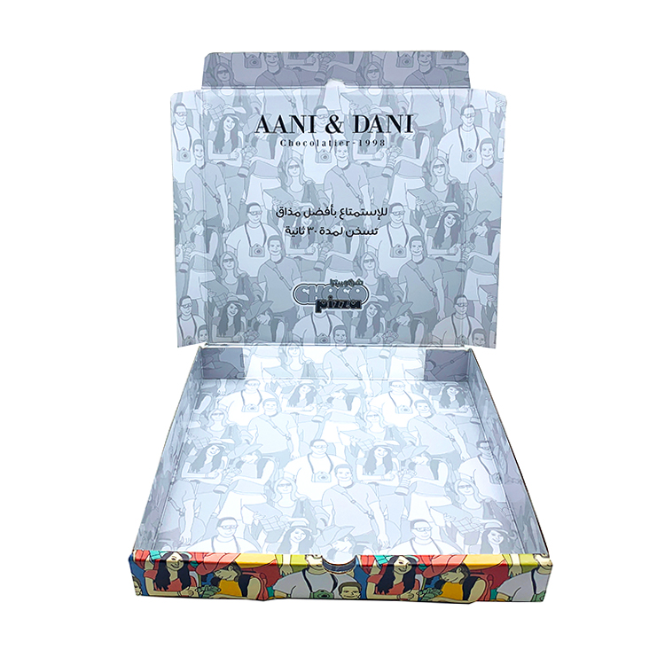 Wholesale High Quality Custom Printed Corrugated Cardboard Packaging Mailer Box For pizza food transportation