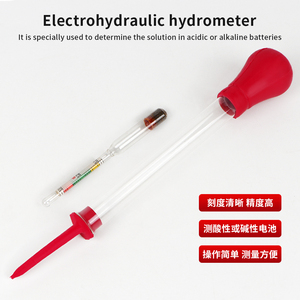 Hydromètre électrohydraulique de haute précision 1.100-1.300 Densimètre de batterie de type aspiration portable - Product Image 3