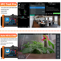 Testeur de fibre optique OTDR série Rsrteng RSO-6510 avec caméra IP 12MP, caméra TVI/CVI/AHD/CVBS 8MP, OPM, OLS, LS, carte d'événements et connecteurs de test de câble