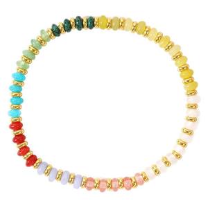 Wholesale Natural <b>Rose</b> <b>Quartz</b> Bead <b>Bracelet</b> for Women Exquisite and Fashionable Style African Turquoise Stretch Bead <b>Bracelet</b> - Product Image 1
