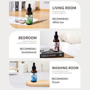 Olio Essenziale Aromaterapico Idrosolubile per Commercio Estero Transfrontaliero, 30ml, Fragranza Tè Bianco Oceanico e Sandalo, per Umidificatore - Product Image 2