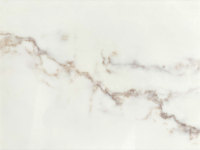 Dechitong AB9337 Calacatta, grande dalle de quartz à veines dorées, base blanche, mince, épaisseur 15-30 mm, design moderne, pour salle à manger, intérieur, salle de bain