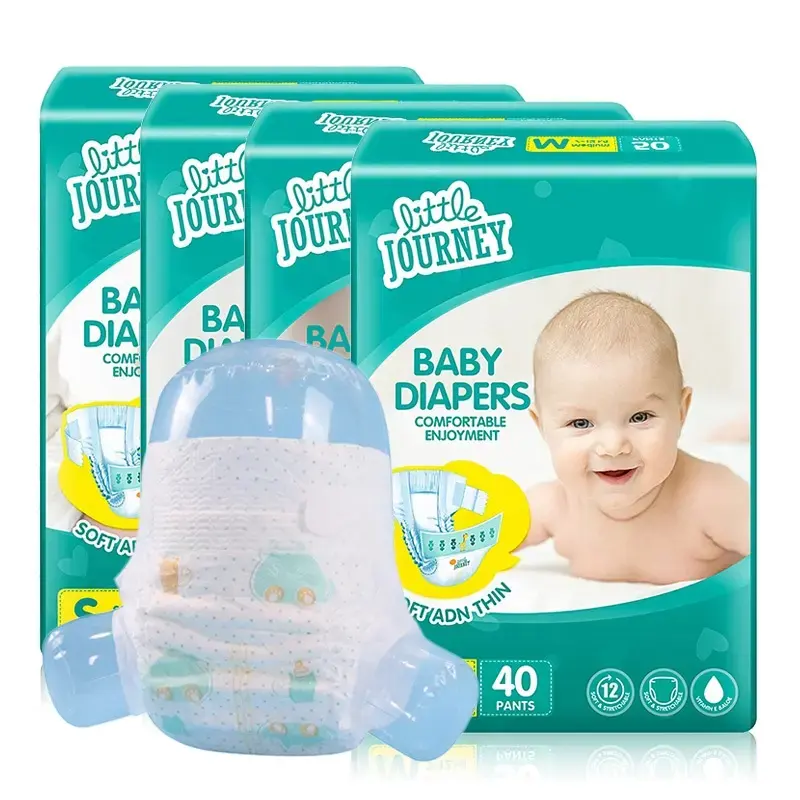 New Born Patented pent style diapers of baby umbilical groove non woven fabric baby disposable diapers manufacturers