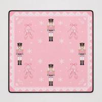 Tapis de Mahjong tropical rose et vert, nappe de jeu carrée imprimée palmiers et bord de mer pour divertissement