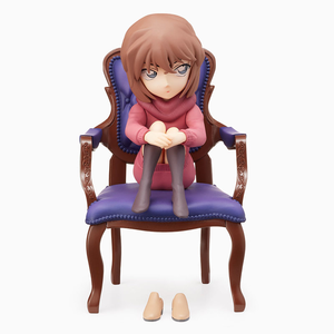 Figura de acción de la serie de detectives <span class=keywords><strong>Conan</strong></span> Edogawa, juguete de 14cm con silla de sentado, Anime - Product Image 3