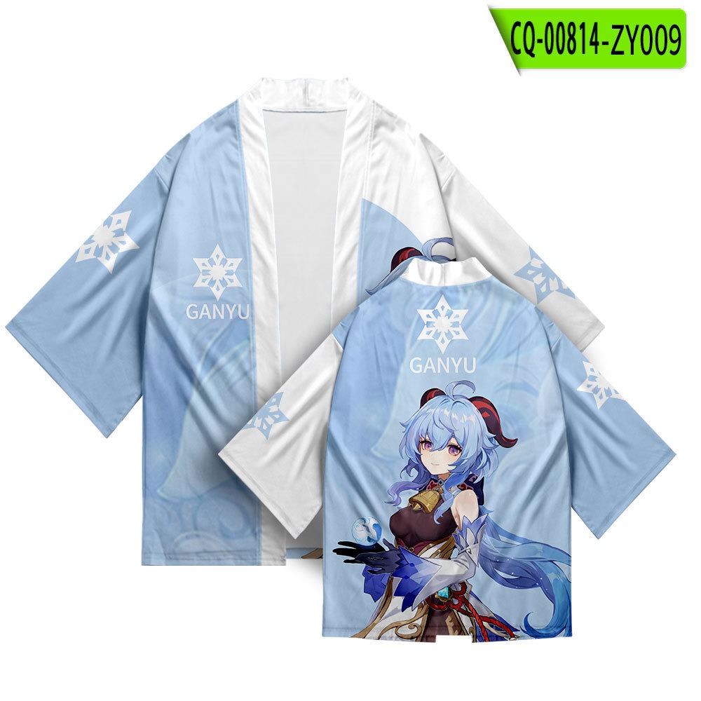 12.Kimono Women Men Shirt Costume