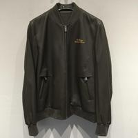 Blouson de baseball d'hiver en cuir véritable de peau de mouton tricoté pour homme, service OEM, décontracté, coupe-vent, respirant, doux, fabriqué sur mesure
