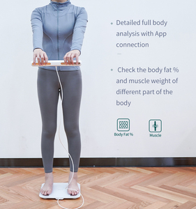 Báscula Corporal Electrónica Inteligente con Ocho Electrodos, Análisis Completo de Grasa Corporal y IMC, con Batería Integrada, para Baño y Hogar - Product Image 5