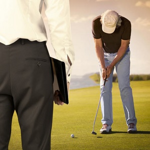 High Quality Full Grain Crazy Horse Leather Golf Scorecard Holder Open Closure RFID Feature Vintage Style Polyester Lining - Product Image 5