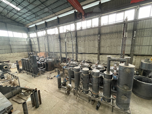 Machine verticale de fabrication de <span class=keywords><strong>BBq</strong></span> Biochar four à cornue Biochar four à <span class=keywords><strong>charbon</strong></span> de bois four de carbonisation - Product Image 5