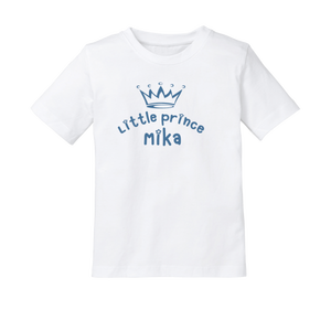 T-shirt per bambini con nome Little Prince (Ragazzo) - Product Image 1