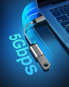 Adaptateur OTG, câble adaptateur durable tressé OTG USB 3.0 de type C pour <span class=keywords><strong>disque</strong></span> U/<span class=keywords><strong>disque</strong></span> <span class=keywords><strong>dur</strong></span>/clavier - Product Image 5