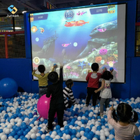 Projection interactive 3D 4D 5D, dessin magique, personnages imprimés en 3D, jeux amusants AR VR pour parents et enfants, pour les parcs d'attractions