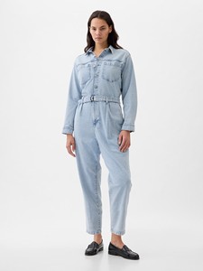 Di alta Qualità A Manica Lunga Pulsante Frontale Delle Donne Del <span class=keywords><strong>Denim</strong></span> Della <span class=keywords><strong>Tuta</strong></span> - Product Image 5