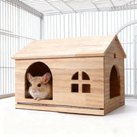 Cage à oiseaux décorative en bois massif naturel, cage intelligente pour perroquet, grande mangeoire en fer forgé, pliable et repliable