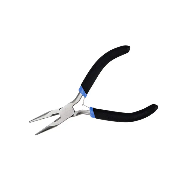 HIYES Mini Long Nose Pliers Wire Cutter Pliers OEM Industrial 4.5 Inch Crimping Manual Tool Cutting Pliers Handle Material CrV