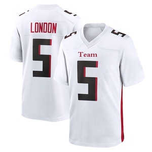 2025 Atlanta ekibi yüksek kalite amerikan futbolu Jersey Logo ile dikili logo işlemeli gömlek özel amerikan futbol topu Jersey - Product Image 3