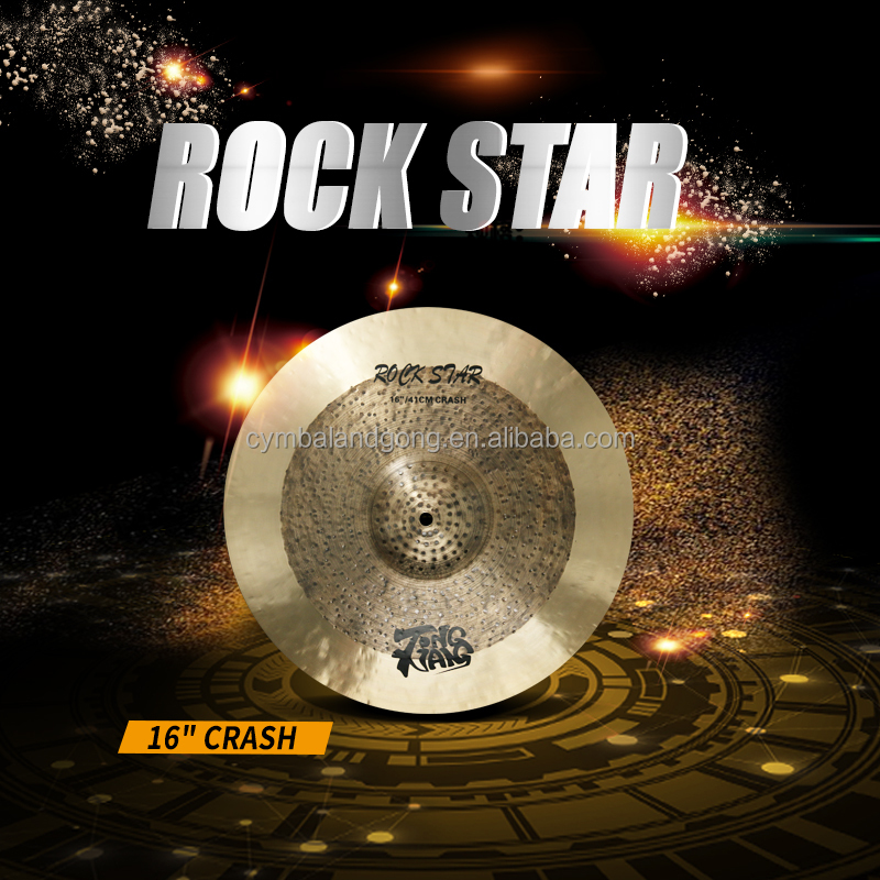 Tongxiang Brand Rock Star Series B25 5PCS Cymbals Set for Drums