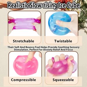 Factory Direct Square Ice Candy Maltose <b>Squishy</b> Toy Perfect Stress Reliever for All Ages Relaxing Moments at Home or Office - Product Image 4