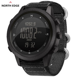Reloj NORTH EDGE <span class=keywords><strong>AP46</strong></span> Silicona Digital Deportes al aire libre Relojes Natación 50M Altímetro Barómetro Brújula Reloj de pulsera de hora mundial - Product Image 1