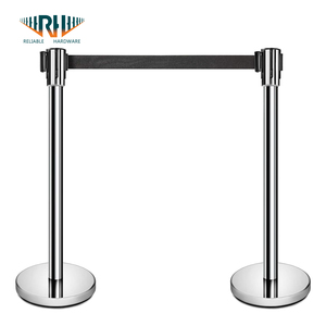 Surpresa Preço Aeroporto Multidão De Controle De Aço Inoxidável Evento 2M Linha Fila Retrátil Belt Barrier Stanchion Barrier Post - Product Image 1