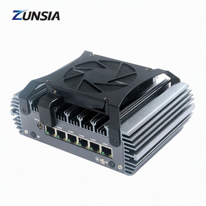 OEM 6 LAN 2.5G Firewall Mini PC N150 N100 POE Soft <strong>Router</strong> 1*DDR5 RS232 X86 Industrial Gateway for Network Security - Product Image 1