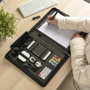 PU Leather A4 A5 B5 Business raccoglitore cartella di File organizzazione del portafoglio con la scatola del sacchetto per il lavoro da ufficio borsa <span class=keywords><strong>valigetta</strong></span> - Product Image 4