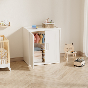 Meuble de <span class=keywords><strong>rangement</strong></span> moderne en plastique pour salon, <span class=keywords><strong>chambre</strong></span> d'enfant et salle de bain - Product Image 2