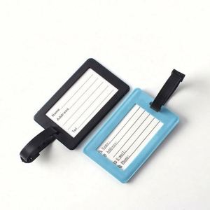 Étiquette de bagage en PVC souple personnalisée en gros avec motif lettre pour voyages individuels - Product Image 6