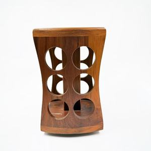Wooden <b>Rotating</b> <b>Spice</b> <b>Rack</b> 360 Degree Kitchen Storage Multi Tiered Seasoning Organizer Modern Design - Product Image 1