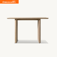 Ensemble de chaises de bar en teck massif de haute qualité, table et chaises de bar modernes, imperméables et durables pour une utilisation en extérieur dans les villas et les hôtels