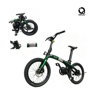 Bicicleta Plegable de 20 Pulgadas con Cuadro de Fibra de Carbono, Frenos de Disco, Portátil, Urbana, para Desplazamientos Diarios - Product Image 1