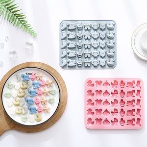 35-Cavity Baby Theme Silicone <b>Cake</b> <b>Molds</b> Food-Grade Reusable Cute Silicone Magnetic Chocolate, Candy & Ice DIY <b>Mold</b> - Product Image 5