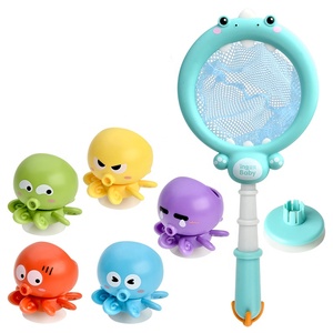 Amusant enfants dinosaure <span class=keywords><strong>filet</strong></span> de pêche ensemble baignoire piscine pêche <span class=keywords><strong>bain</strong></span> jouet 3 en 1 bébé attraper poulpe tir panier jeu pour l'heure du <span class=keywords><strong>bain</strong></span> - Product Image 1