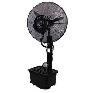10 Gallon Water Tank Tropic Breeze Portable Misting Fan With 90 Degree Oscillation With Wheels 3 Speed For Your Bedroom Office
