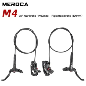 Juego de Frenos de Disco Hidráulicos de Aceite MEROCA de Alta Calidad con 4 Pistones para Bicicleta de Montaña con Disco de 160mm, Frenos de Aceite de 800/1400mm, Piezas para Bicicleta - Product Image 4