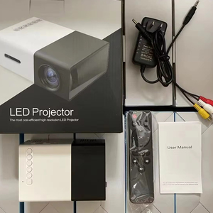 Proyector de TV Inteligente Cy200 Mini, Proyector HD <span class=keywords><strong>M</strong></span>óvil Portátil, Android 9, Cine en Casa, Proyector de Video Chino, Negro - Product Image 1
