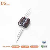 Condensateur électrolytique en aluminium 50V 47μF 6,3x12mm, borne radiale, haute stabilité, résistant aux surtensions, faible fuite, 5000H