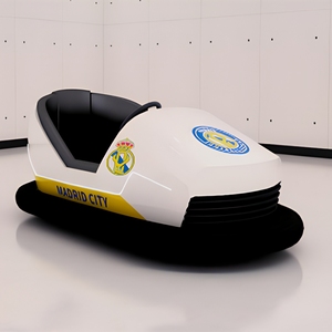 Coche Eléctrico de Choque Estilo Fútbol con Carrocería de Acero Reforzado para Niños, Uso en Exteriores, Parques de Atracciones Comerciales y de Ocio Familiar - Product Image 3