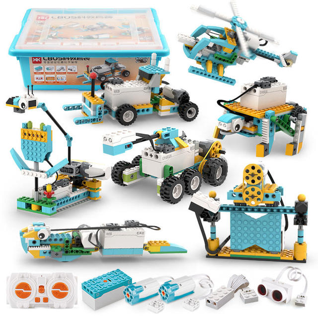 CB05 Steam High-Tech Science and Education Building Blocks Robot Kits Compatible With Wedo Educational Toys