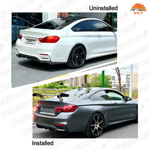 Alettone Posteriore Upgrade a GTS per Sistemi Carrozzeria Auto, Trama in Fibra di Carbonio Nero Lucido per <span class=keywords><strong>BMW</strong></span> F30 F35 F32 F33 <span class=keywords><strong>F36</strong></span> F80 F82 - Product Image 2