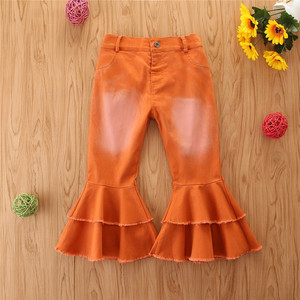 Pantalones Vaqueros de Pierna Ancha para Niñas, Pantalones de Mezclilla Largos para Bebés y Niños Pequeños, Pantalones Casuales de Moda para Primavera y Otoño - Product Image 2