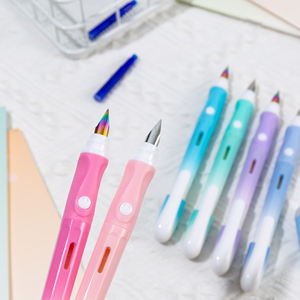 <span class=keywords><strong>Precio</strong></span> de fábrica lindo patrón de dibujos animados pluma estilográfica para estudiantes tinta de escritura suave agarre de goma cómodo plástico al por mayor - Product Image 6