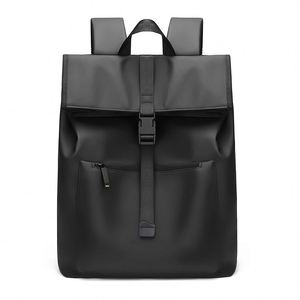 Top Quality Rolltop Outdoor Travel School <b>Bags</b> Rucksack <b>Bag</b> With Logo Waterproof PU Laptop Backpack for Teenagers - Product Image 2