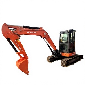 Excavatrices Hitachi ZX50U d'occasion de qualité supérieure, mini-excavatrice sur chenilles 2024, 5 tonnes |   Importé du Japon |   Projets de terrassement - Product Image 1