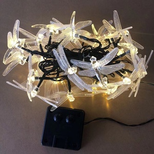 Guirlandes solaires d'extérieur IP65 étanches en plastique en forme de libellule, 8 modes d'éclairage, pour jardin, mariage, Noël, patio, décoration de fêtes - Product Image 4